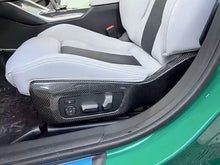Load image into Gallery viewer, BMW 3 Series G80 M3 G82 M4 Carbon Fiber Side Seat Trim Frame Panel Cover Bezel (2019+)