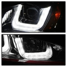 Load image into Gallery viewer, Spyder Volkswagen Golf VII 14-16 Projector Headlights DRL LED Red Stripe Blk PRO-YD-VG15-RED-DRL-BK 5080592