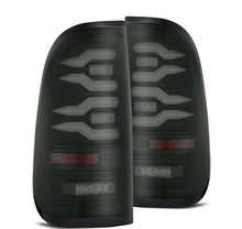 Load image into Gallery viewer, AlphaRex 97-03 Ford F150 / 99-16 Ford F250/F350/F450/F550 LUXX-Series LED Tail Lights - Black 658002 *Discontinued