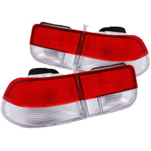 Load image into Gallery viewer, Anzo 1996-2000 Honda Civic Taillights Red/Clear - OEM 4pc