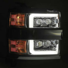 Load image into Gallery viewer, AlphaRex 15-18 Chevy 2500HD NOVA LED Proj Headlights Plank Style Chrome w/Activ Light/Seq Signal/DRL 880228 *Discontinued