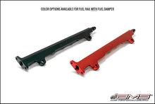 Load image into Gallery viewer, AMS Performance 08-15 Mitsubishi EVO X CNC Machined Aluminum Fuel Rail w/Pulsation Dampener - Red AMS.04.07.0006-1