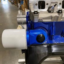 Load image into Gallery viewer, Ford Racing Push Rod V8 90 Degree Billet Oil Filter Adapter M-6880-B50