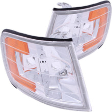 Load image into Gallery viewer, Anzo Corner Lights 1994-1997 Honda Accord Euro Corner Lights Chrome w/ Ambe