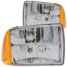 Load image into Gallery viewer, Anzo 1995-1997 Chevrolet Blazer Crystal Headlights Chrome 1pc