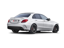 Load image into Gallery viewer, Akrapovic 15-17 AMG C63 Estate Evolution Line Cat Back (Titanium) w/ Carbon Tips (Req. Link Pipe) MTP-ME/T/2H/1