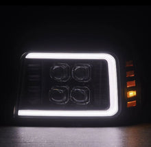 Load image into Gallery viewer, AlphaRex 92-96 Ford F-Series/Bronco NOVA-Series LED Proj Headlight Bk w/Actv Light SeqSig &amp; SBDRL 880299 *Discontinued