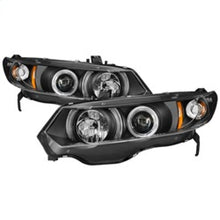 Load image into Gallery viewer, Spyder Honda Civic 06-08 2Dr Projector Headlights LED Halo Black High H1 Low H1 PRO-YD-HC06-2D-HL-BK 5010780