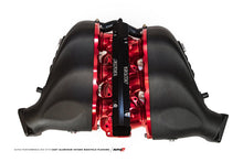 Load image into Gallery viewer, AMS Performance Nissan GT-R Alpha Carbon Fiber/Billet Intake Manifold w/Secondary Fuel Rail - Red ALP.07.08.0101-25