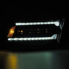 Load image into Gallery viewer, AlphaRex 09-18 Ram 2500 NOVA LED Proj Headlights Plank Style Alpha Blk w/Activ Light/Seq Signal/DRL 880557 *Discontinued