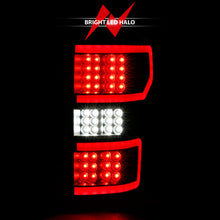 Load image into Gallery viewer, ANZO 18-19 Ford F-150 LED Taillight Black Housing Clear Lens Red Light Bar W/Sequential 311314