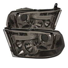 Load image into Gallery viewer, Spyder Dodge Ram 1500 09-14 10-14 Projector Headlights Halogen- LED Halo LED- Smke PRO-YD-DR09-HL-SM 5010056