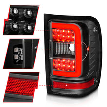 Load image into Gallery viewer, ANZO 2001-2011 Ford  Ranger LED Tail Lights w/ Light Bar Black Housing Clear Lens 311390
