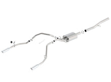 Load image into Gallery viewer, Borla 14 Silv/Sierra 1500 EC Std/CC Short 143.5in WB S-Type Single Split Rear Exit Cat-Back Exhaust 140571