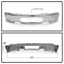 Load image into Gallery viewer, Spyder Ford F150 09-14 w/o Fog Light Hole Front Bumper - Chrome (OEM # 9L3Z17757A) 9948473