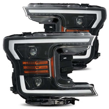 Load image into Gallery viewer, AlphaRex 18-19 Ford F-150 PRO-Series Proj Headlights Plank Style Gloss Blk w/Activ Light/Seq Signal 880188 *Discontinued