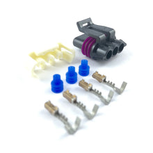 Load image into Gallery viewer, GM 3-Pin Cam Sensor Connector Kit – Delphi Aptiv Gen 3 (LS Black Housing – Opposite Keyway)
