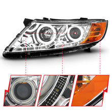 Load image into Gallery viewer, Anzo 2011-2013 Kia Optima Projector Headlights w/ Halo Chrome (CCFL)
