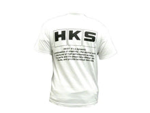 Load image into Gallery viewer, HKS White JDM Slogan T-Shirt