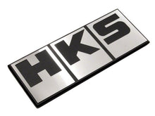 Load image into Gallery viewer, HKS Silver Block Logo Emblem