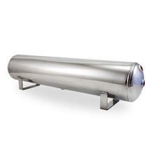 Load image into Gallery viewer, AIRLIFT 4 Gal Alum Air Tank - (2) 1/4", (2) 3/8" End Ports, &amp; 1/4" Drain Port