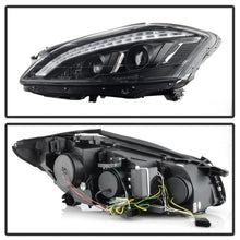 Load image into Gallery viewer, Spyder Mercedes W221 S Class 07-09 Headlights - HID Model Only - Black PRO-YD-MBW22107-HID-DRL-BK 5083890