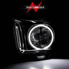 Load image into Gallery viewer, Anzo 2005-2009 Ford Mustang Crystal Headlights w/ Halo Black (CCFL)