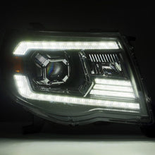 Load image into Gallery viewer, AlphaRex 05-11 Toyota Tacoma LUXX LED Projector Headlights Plank Style Alpha Black w/Activ Light/DRL 880739 *Discontinued
