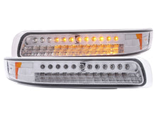 Load image into Gallery viewer, Anzo 1999-2002 Chevrolet Silverado 1500 LED Parking Lights Chrome w/ Amber