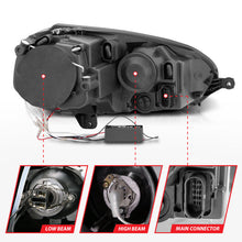 Load image into Gallery viewer, Anzo 2006-2009 Volkswagen Rabbit Projector Headlights w/ Halo Black (CCFL)