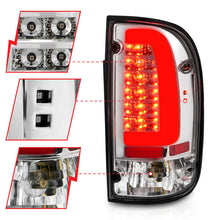 Load image into Gallery viewer, ANZO 1995-2004 Toyota Tacoma LED Taillights Chrome Housing Clear Lens (Pair) 311355