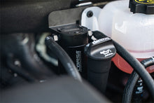 Load image into Gallery viewer, CORSA Performance Corsa 19-22 Silverado/Sierra &amp; 21-22 Tahoe/Suburban/Yukon/Denali Aluminum Oil Catch Can w/ Bracket CC0011