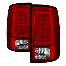 Load image into Gallery viewer, Spyder 09-16 Dodge Ram 1500 Light Bar LED Tail Lights - Red Clear ALT-YD-DRAM09V2-LED-RC 5084040