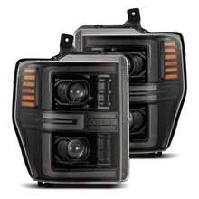 Load image into Gallery viewer, AlphaRex 08-10 Ford F250-550 LUXX-Series LED Projector Headlights Alpha-Blk w/Activ Light/Seq Signal 880313 *Discontinued