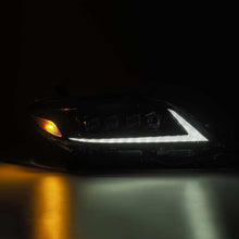 Load image into Gallery viewer, AlphaRex 11-21 Toyota Sienna LUXX LED Proj Headlights Plank Style Alpha Black w/Seq Signal/DRL 880767 *Discontinued