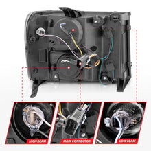 Load image into Gallery viewer, Anzo 2007-2013 Gmc Sierra 1500 Projector Headlights w/ Halo Black