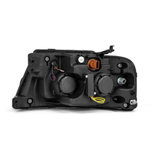 Load image into Gallery viewer, AlphaRex 04-08 Ford F150 PRO-Series Projector Headlights Alpha-Black w/ Sequential Signal and DRL 880134 *Discontinued