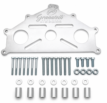 Load image into Gallery viewer, Granatelli Motor Sports Engine Stand Adapter Plate, Billet Aluminum, Chevrolet. SBC, BBC, LT, LS &amp; Duramax - 540106