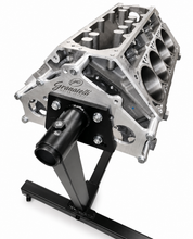 Load image into Gallery viewer, Granatelli Motor Sports Engine Stand Adapter Plate, Billet Aluminum, Chevrolet. SBC, BBC, LT, LS &amp; Duramax - 540106