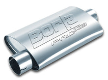 Load image into Gallery viewer, Borla Pro-XS 2in Tubing 14in x 4in x 9.5in Oval Notched Center/Offset Muffler 400476
