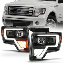 Load image into Gallery viewer, ANZO 2009-2013 Ford F-150 Projector Light Bar G4 Switchback H.L.Black Amber 111469