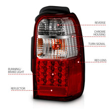 Load image into Gallery viewer, Anzo 2001-2002 Toyota 4 Runner LED Tail lights Red/Clear
