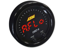 Load image into Gallery viewer, AEM Electronics X-Series OBDII Digital Datastream Gauge Black Bezel &amp; Black Face plate
