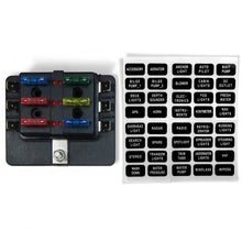Load image into Gallery viewer, 12v 6 Piece Fuse power block aka power panel