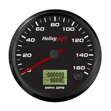 Load image into Gallery viewer, 3-3/8" GPS Speedometer (w/ Odometer), 0-160 MPH, Black Face