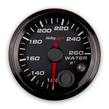 Load image into Gallery viewer, EFI Coolant Temp Gauge - Black Face - Black Bezel