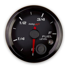 Load image into Gallery viewer, EFI Fuel Level Gauge - Black Face - Black Bezel