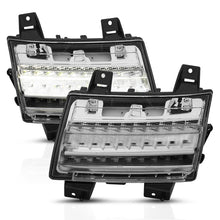 Load image into Gallery viewer, ANZO 18-19 Jeep Wrangler JL LED Chrome Clear w/ Sequential Signal 511082