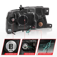 Load image into Gallery viewer, Anzo 2004-2008 Ford F-150 Projector Headlights w/ U-Bar Chrome
