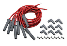 Load image into Gallery viewer, Spark Plug - Cut to Fit- Wire set, Red with Gray 180 degree boots for Holley Smart Coil